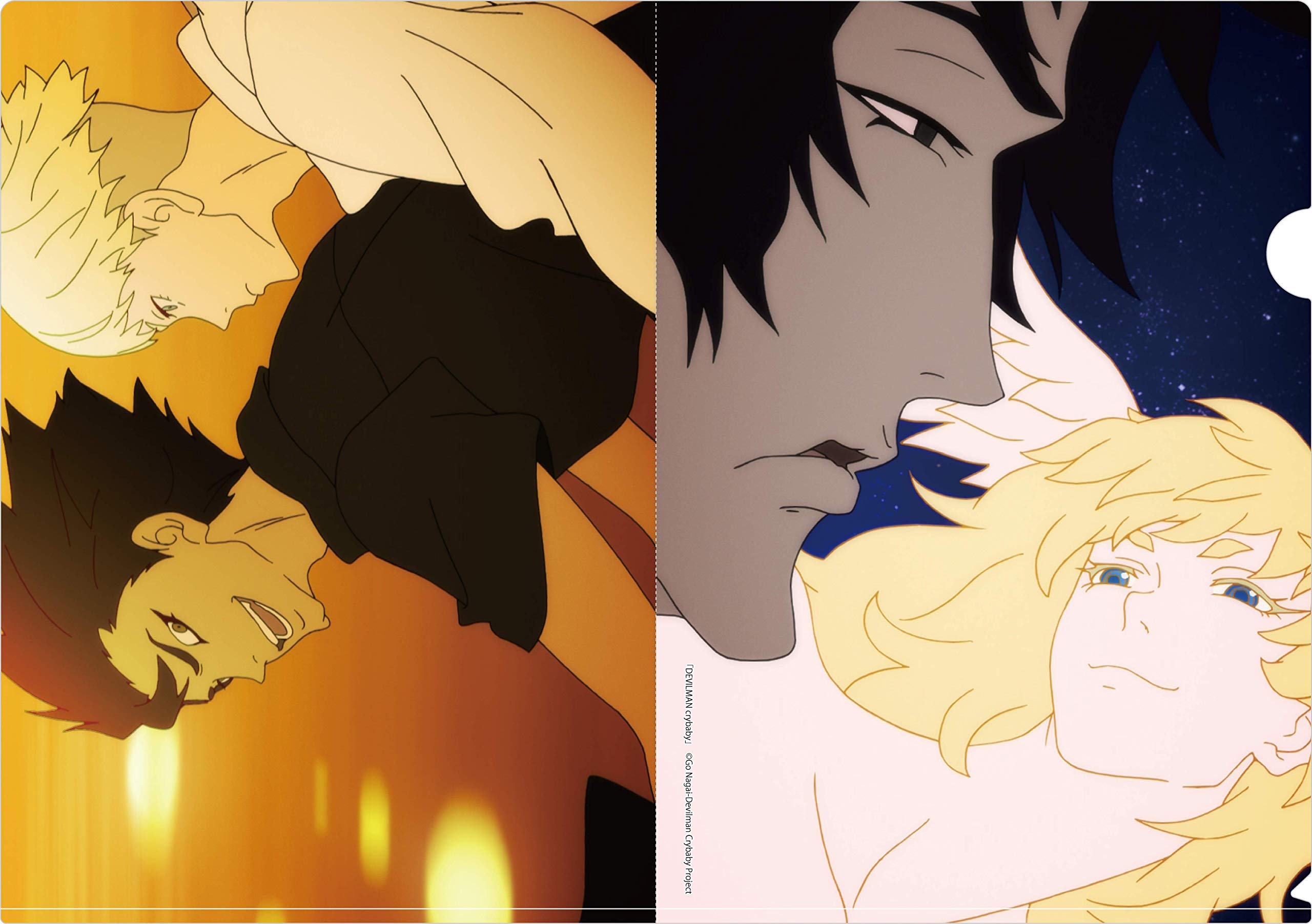 Amazon.co.jp: DEVILMAN crybaby A4 Size Clear File E : Toys & Games